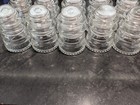 Lot Of 10 Hemingray 12 Glass Insulator 1950 Clear Glass 