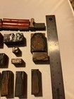 Vintage  Metal Printing Plate Lot Pepsi Cola Whiskey Clock Bottles