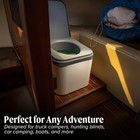 Nomad By Ogo Portable Compost Toilet     Camping For Truck White 