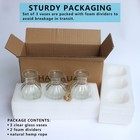 Hanihua 3 Sets Clear Glass Vase For Flowers Small Bud Vase For Decor