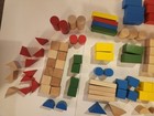 90pc Lot Wooden Building Blocks Set Learning Toy Set Wood Toddler Infant Toys