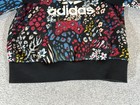 Adidas Originals Hoodie Womens Small Floral Print Aop Fleece Pullover Sweatshirt