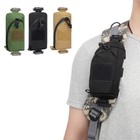 Tactical Molle Military Edc Phone Pouch Hunting Shoulder Strap Pack Compact Bag