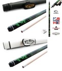 Champion Green Dragon Pool Cue Stick  314 Taper  5 6x 18  White Or Black Case