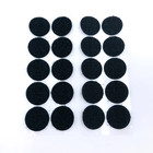 Hook And Loop Self Adhesive Dots Circles 3 4  Inch Diameter 10 Sets Black