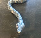 Jon Anderson Snake Sculpture With Bird Motif Pattern  12    Long 