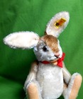 1950 s Steiff Mohair Bunny Rabbit - 11   Niki  Germany  Ear Button