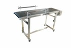  Pvc Flat Conveyor Belt System For Transport Length 59   Belt Width 15 7   110v 