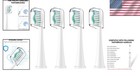 Philips Sonicare Replacement Brush Heads - 4 Pack Soft Bristles For Clean Teeth