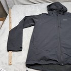 Rei Coop Jacket Mens Xl Black Softshell Wind Rain Full Zip Light Outdoor Hiking