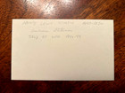 Henry L  Stimson Secretary Of War   signed   Wwii  Index Card