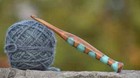 Crochet Hook Set Of 7 - Ergonomic Wooden Crochet Hook  Handmade Crochet Hook