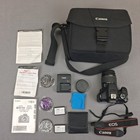 Canon Eos Rebel T6 1300d Dslr Camera 18-55mm Lens Bundle Bag Batteries Lot Kit