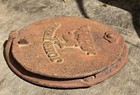 Antique John Deere Cast Iron Planter Box Lid