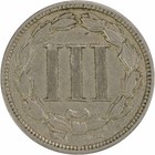 1880 Three Cent Nickel Vf Uncertified  221