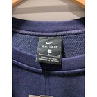 Nike Dri-fit Oversized Fit Training Sweatshirt Womens Small Navy Blue Top