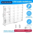 Acrylic Display Case For 24 Hot Wheels 1 64 Scale Diecast Cars  Wall Mount Or De