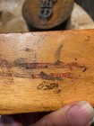 Vintage 1950s Toleware Shoe Shine Kit Box Aluminum Foot Rest   Empire Brush 