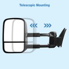 Pair Manual Tow Mirrors For 1988-1998 Chevy Gmc C k 1500 2500 3500 Side Mirrors