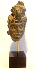 Gandhara Sculpted Head In Schist - 100 400 Ad - Gandharan Carved Stone Head