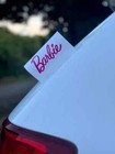 Barbie Car Sticker Label Tag  barbie On Board Car Window Bumper Sticker Decal 