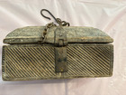Antique Wood Indian Tribal Carved  Storage Spice Box