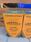 Vintage Crayola Crayons Binney   Smith No 836 Blue Red Yellow Green Nos 3 Dozen