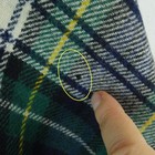 Vintage Small Plaid Maxi Skirt 70s A Line Dark Academia Preppy Long Tartan