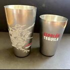 Espolon Tequila Etched Stainless Steel Cocktail Drink Bar Shaker Tins Brand New 