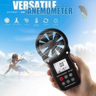 Btmeter Bt-100 Digital Anemometer Air Meter Wind Chill Wind Speed Gauge 30m s
