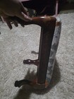 Vintage Small  Footstool Stool Wood 14  X 9  X  7 5 