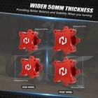 4pcs Front   Rear Wheel Hub Spacers Widen 2inch For Yamaha Raptor 700r 700 660r