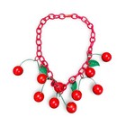 Art Deco Bakelite Cherry Necklace
