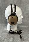 Vintage Emerson Esh-10 Dynamic Stereo Headphones Over The Ear Japan 1 4  Working