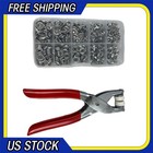 100 Pcs Snap Fastener Kit 9 5mm Press Studs With Pliers For Fabric Craft Clothes