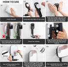Shower Mirror Fogless For Shaving With Razor Holder  Removable Fog Free Suction 