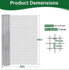 Hardware Cloth Square Chicken Wire Galvanizing After Welding Fence Mesh Roll Rai