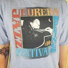 Nwot Vtg Eureka Springs Jazz Festival  10 Arkansas Gray Signal Sports T-shirt Xl