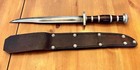 Large Ww2 Theatre Knife 16    W  Original Sheath Bayonet Refurb - Museum Quality