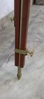 Collectible Antique Style Wooden Tripod Brass Finish 60   Inch Extended Tripod