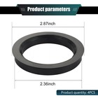 4 Pcs Hub Centric Rings  Abs Wheel Hub Ring  73 1mm Od To 60 1mm Id Hubcentric