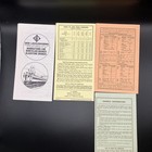 Vintage 1973 Erie Lackawanna Railroad Timetables Lot Of 4