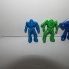 Lot Of 6 Vintage Mini Figures From The 1980s Robot Space Warriors From Vending