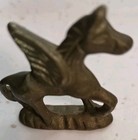 Vintage Small Solid Brass Pegasus Figurine Winged Horse 