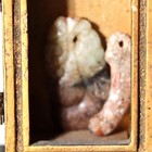 Antique Japanese Spiritual Miniature Collection Zushi Magatama Jade Daikoku