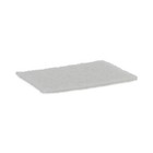 Boardwalk 198 6 In  X 9 In  Light Duty Scour Pad - White  20 carton  New