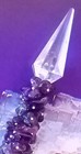 Amethyst Crystal Wand  Amethyst Wand With Silver And Quartz Point  Purple Wand