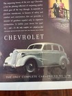 Vintage Automobile Print Advertising 1937 Chevrolet The Only Complete Car 11x14