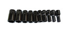 Snap-on Tools 1 4 dr 3 16  Thru 9 16  10pc 6pt Semideep Socket Set 110tmsy New