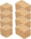 8pcs Mini Hay Bales  Miniature Fake Hay For Decoration  Mini Haystack Props  Diy
